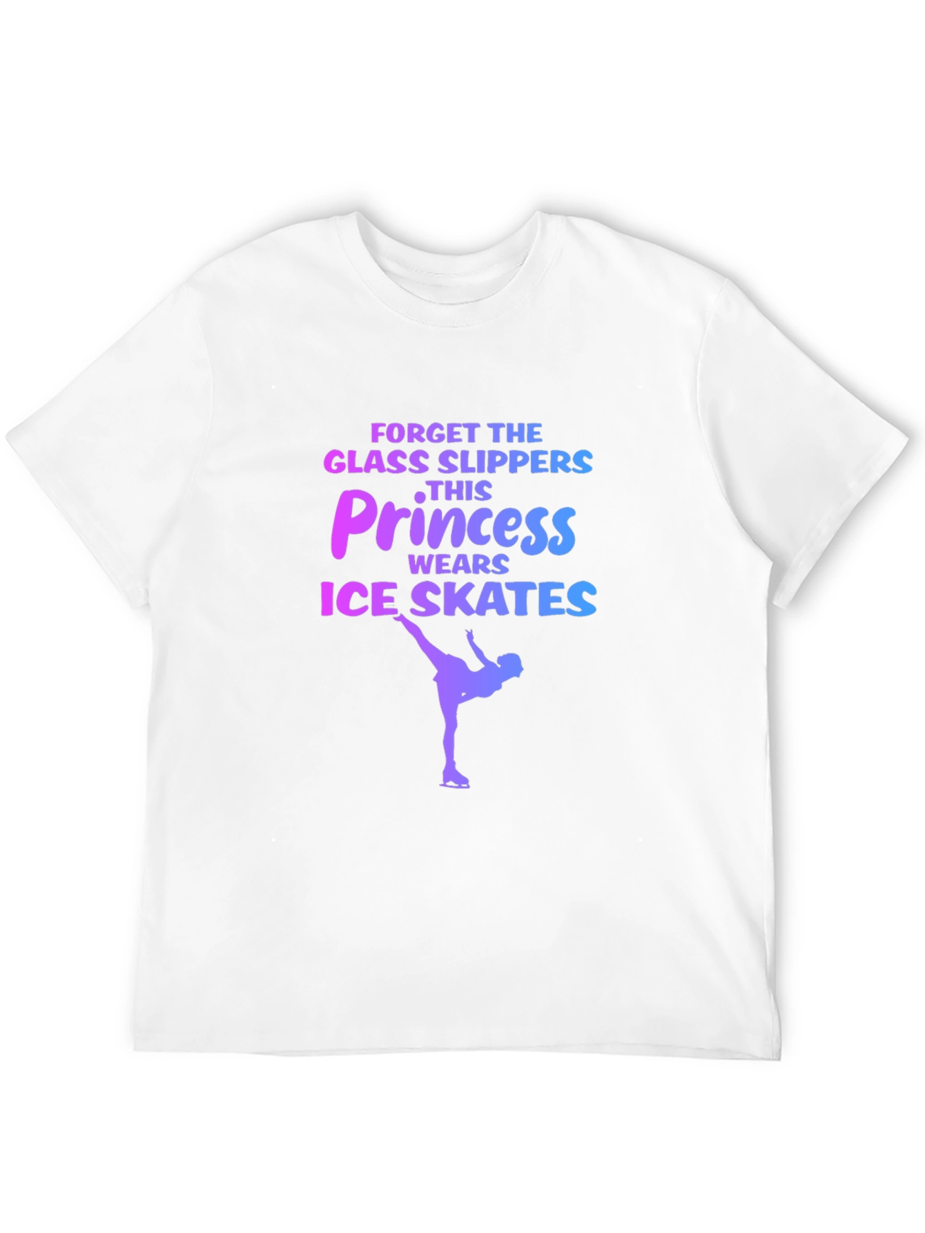 Princess Ice Skates Graphic T-Shirt