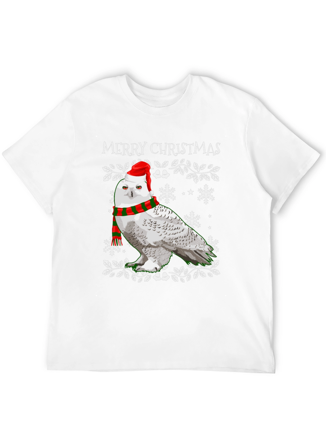 Festive Owl Christmas T-Shirt