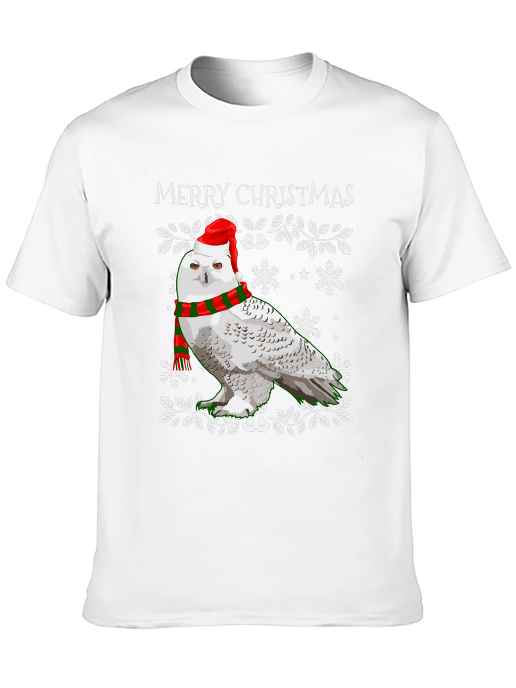 Festive Owl Christmas T-Shirt