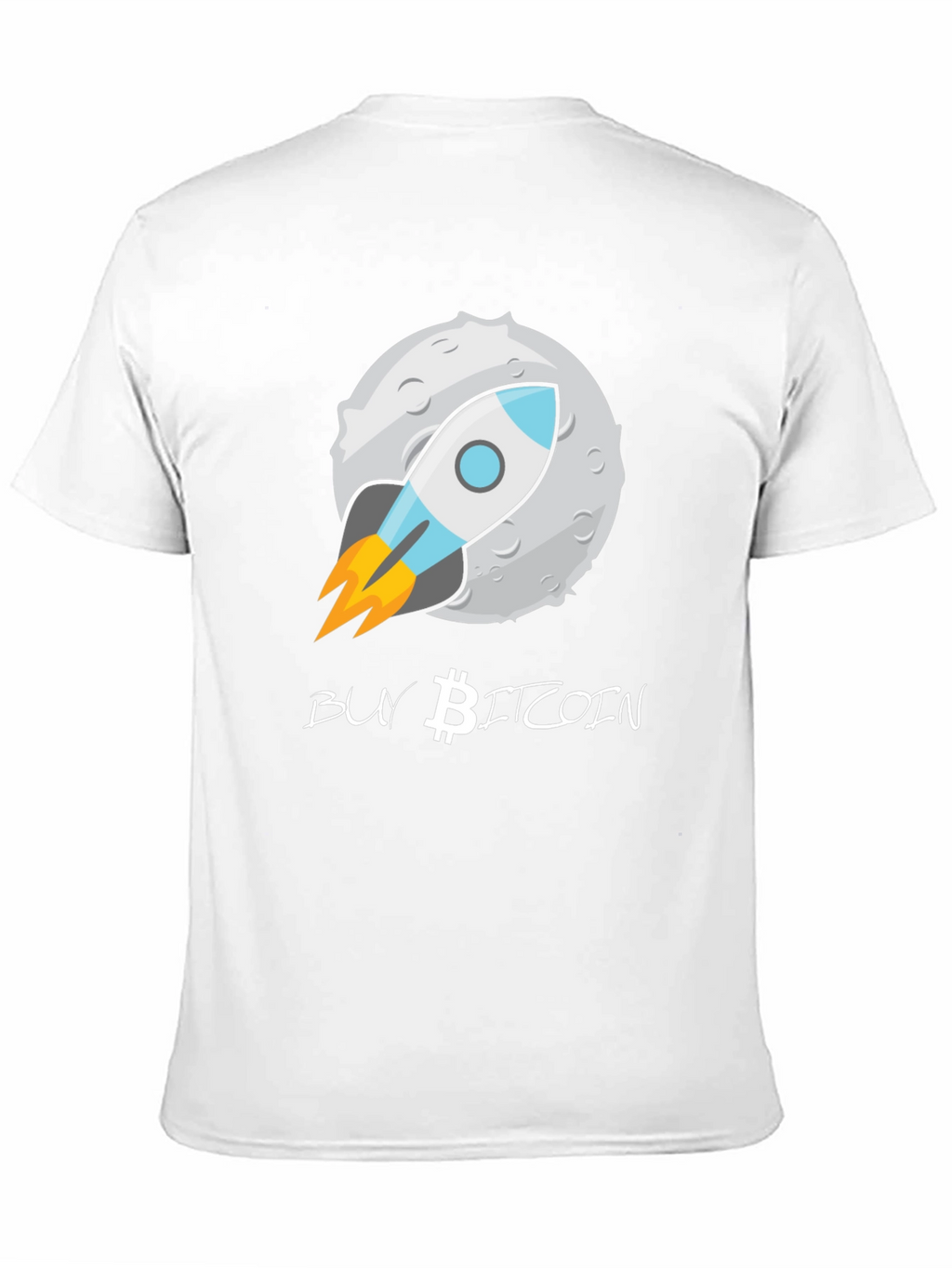 Buy Bitcoin Moon Rocket T-Shirt - Crypto Enthusiast Tee
