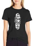 Just Roll With It Skateboard T-Shirt