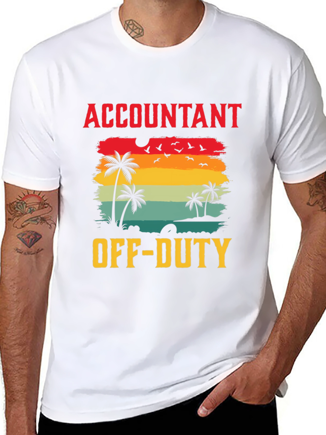 Accountant Off-Duty Graphic T-Shirt