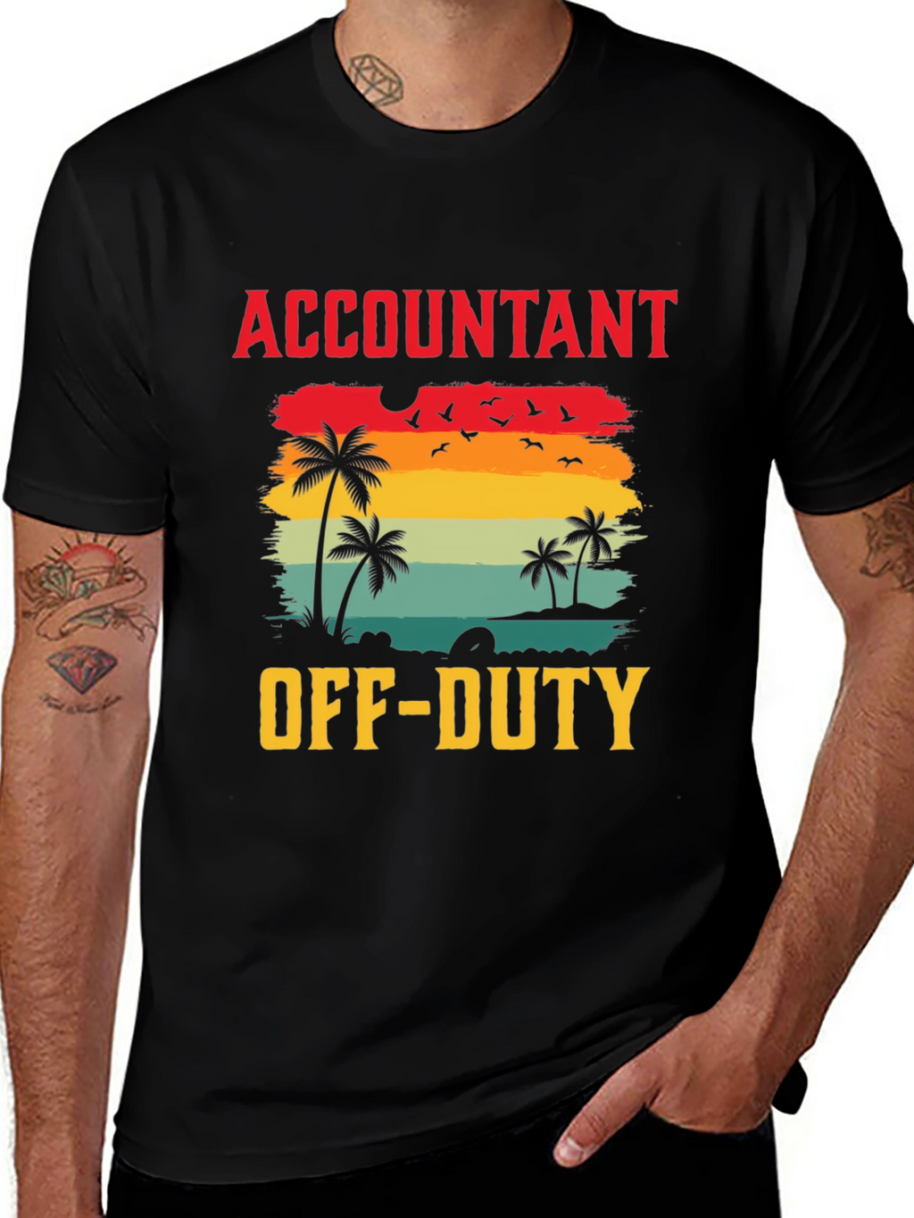 Accountant Off-Duty Graphic T-Shirt
