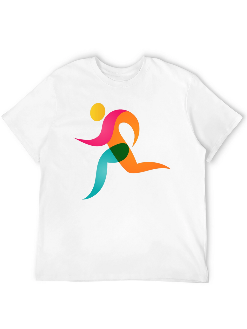 Runner Graphic Black T-Shirt