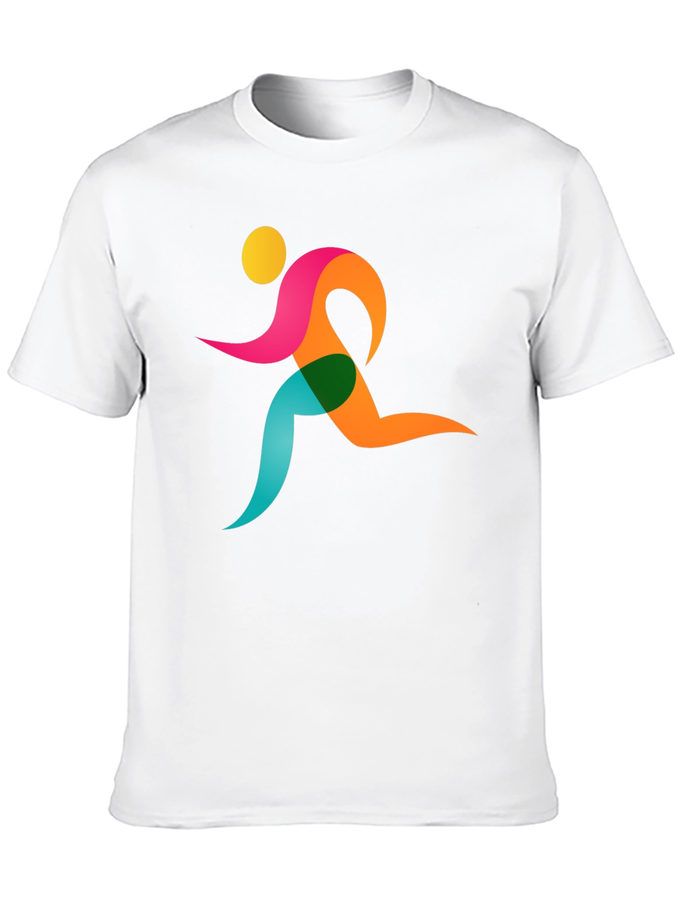 Runner Graphic Black T-Shirt