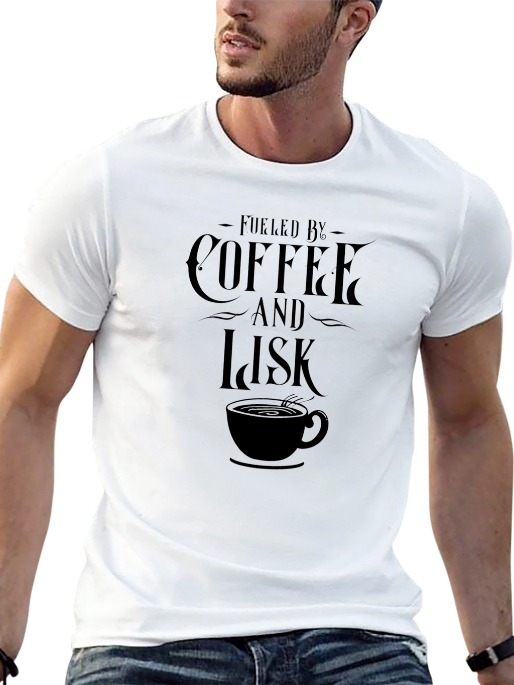 Fueled by Coffee and Lisk Graphic Tee