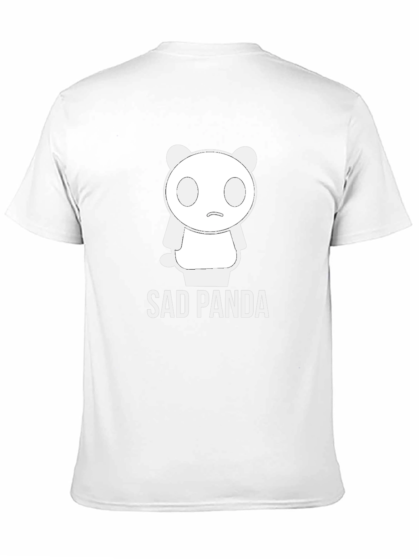 Sad Panda Graphic Tee - Black