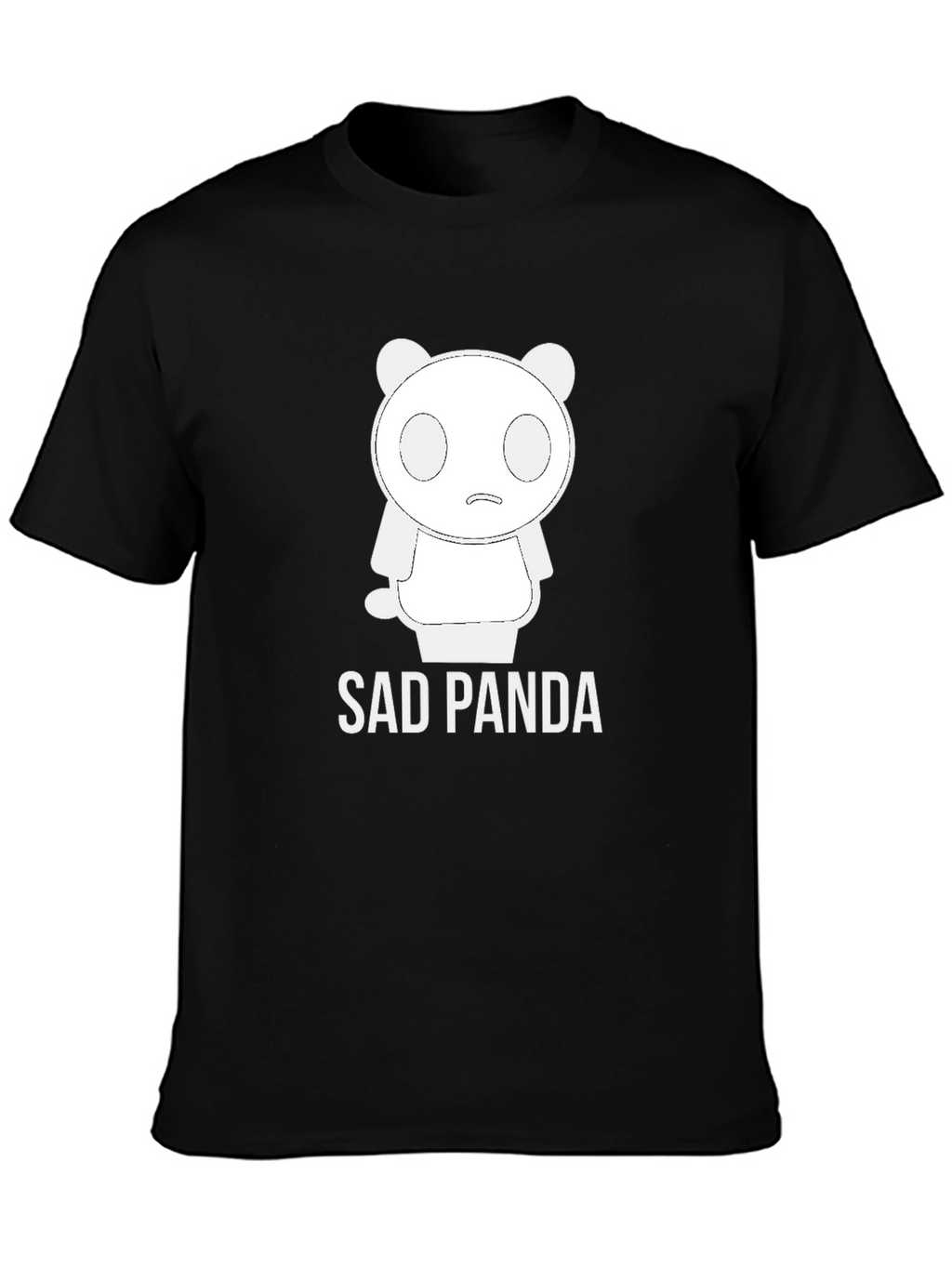 Sad Panda Graphic Tee - Black
