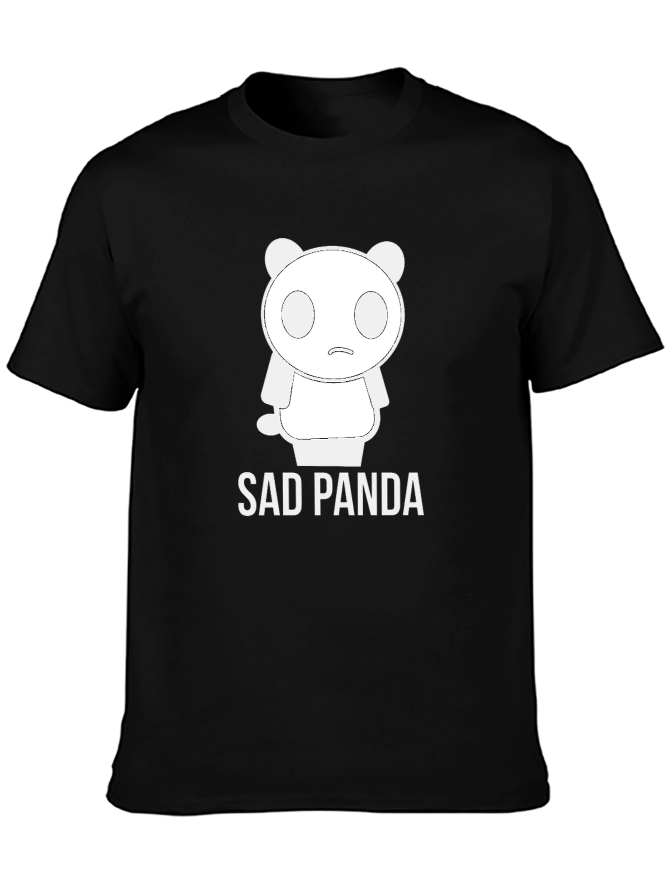 Sad Panda Graphic Tee - Black
