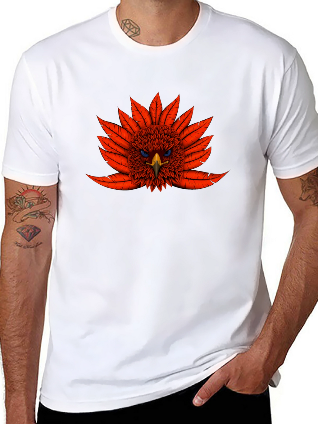 Fiery Phoenix Graphic Tee