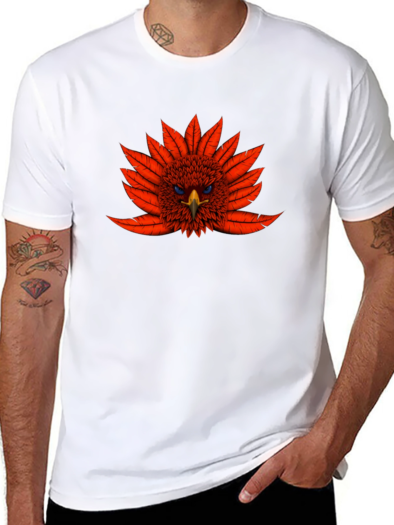 Fiery Phoenix Graphic Tee