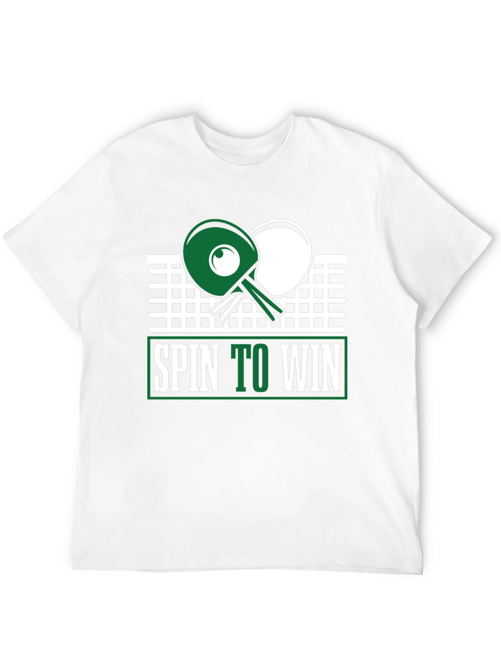 Spin to Win Table Tennis Graphic Tee