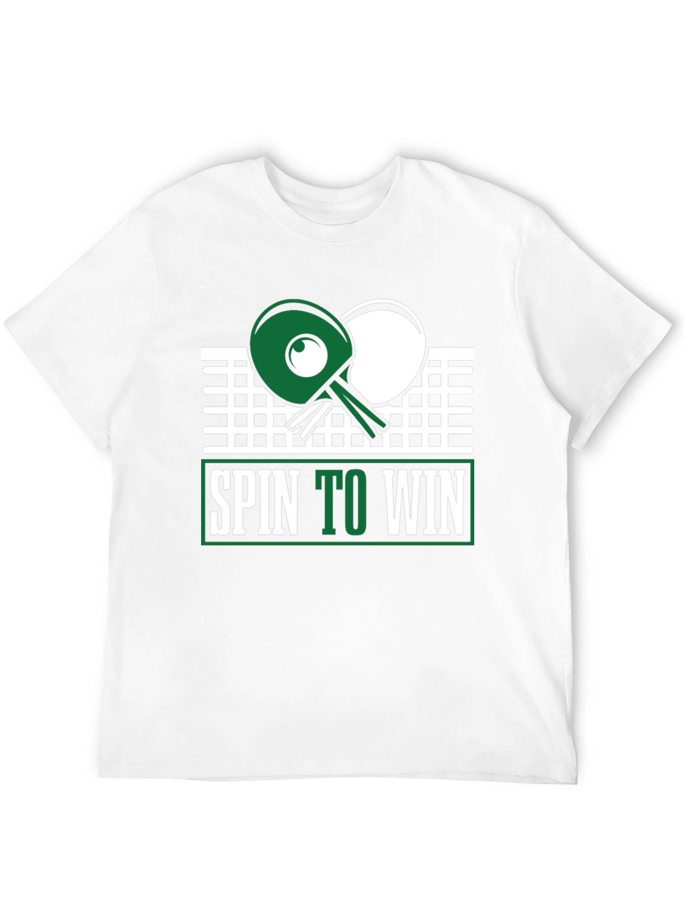 Spin to Win Table Tennis Graphic Tee