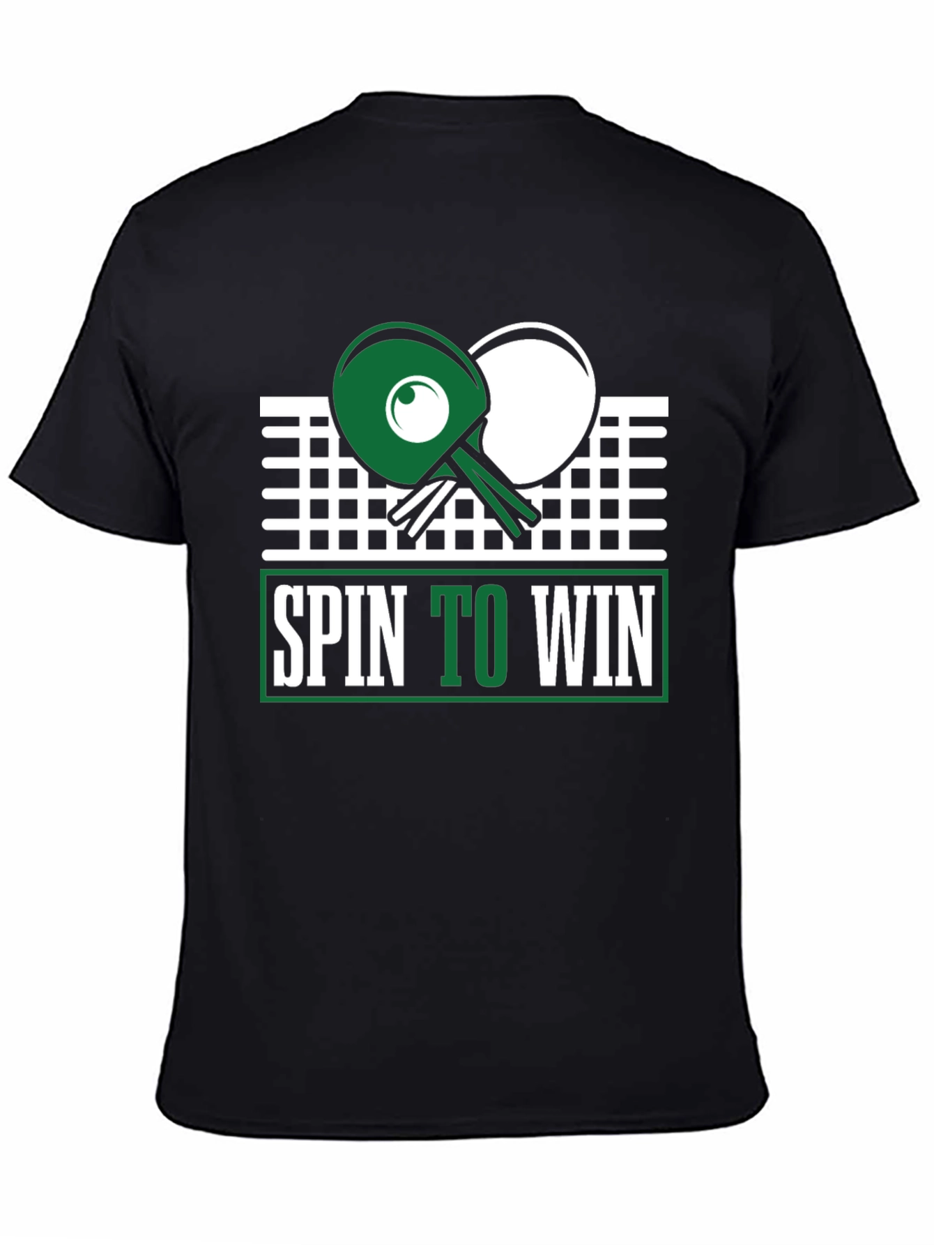 Spin to Win Table Tennis Graphic Tee