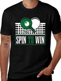 Spin to Win Table Tennis Graphic Tee