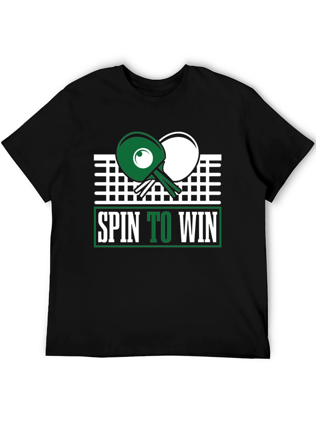 Spin to Win Table Tennis Graphic Tee