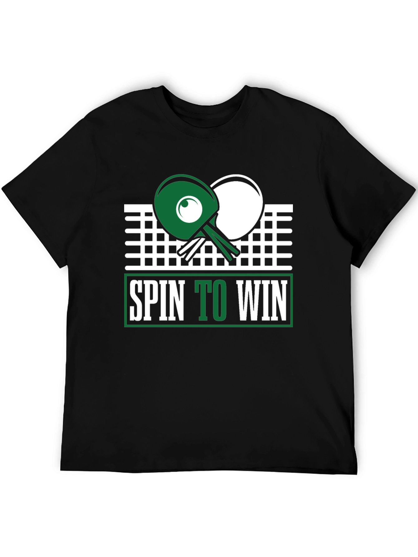 Spin to Win Table Tennis Graphic Tee