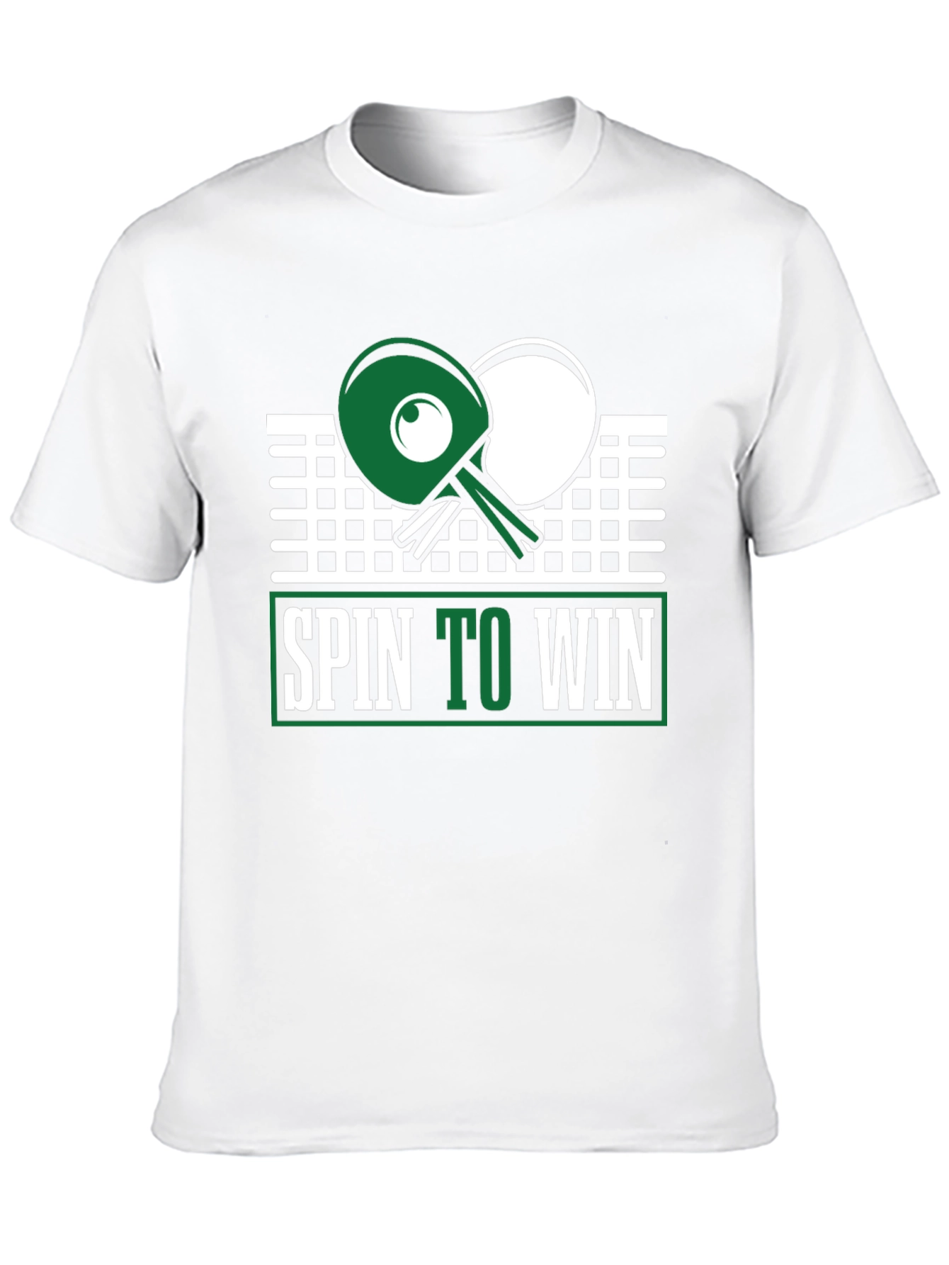 Spin to Win Table Tennis Graphic Tee