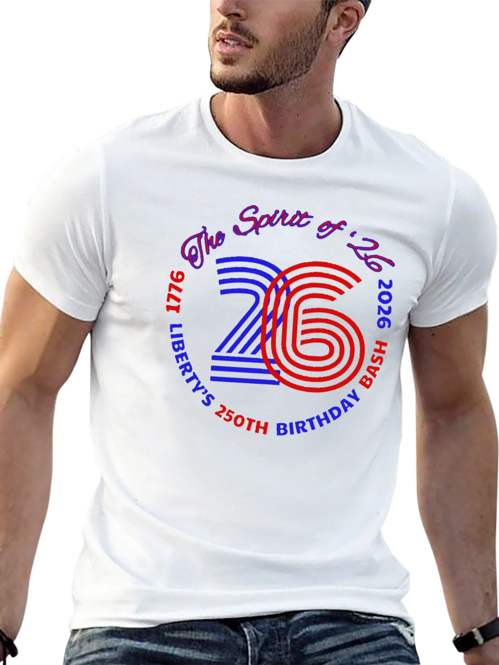 Spirit of 26 250th Birthday Bash Graphic Tee