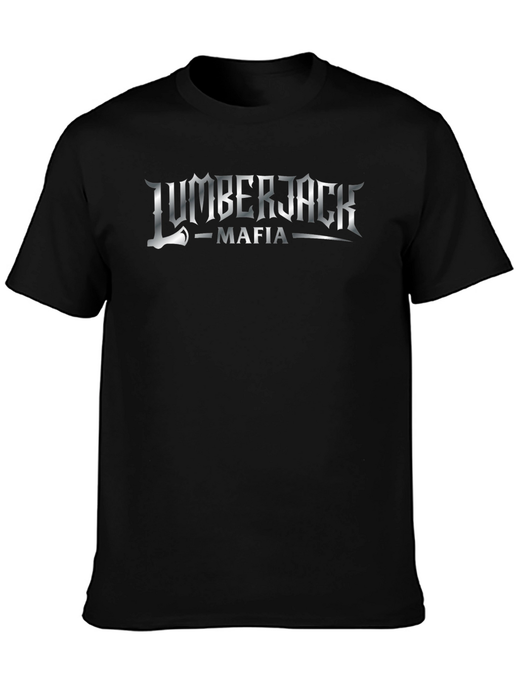 Lumberjack Mafia Graphic Print Black T-Shirt