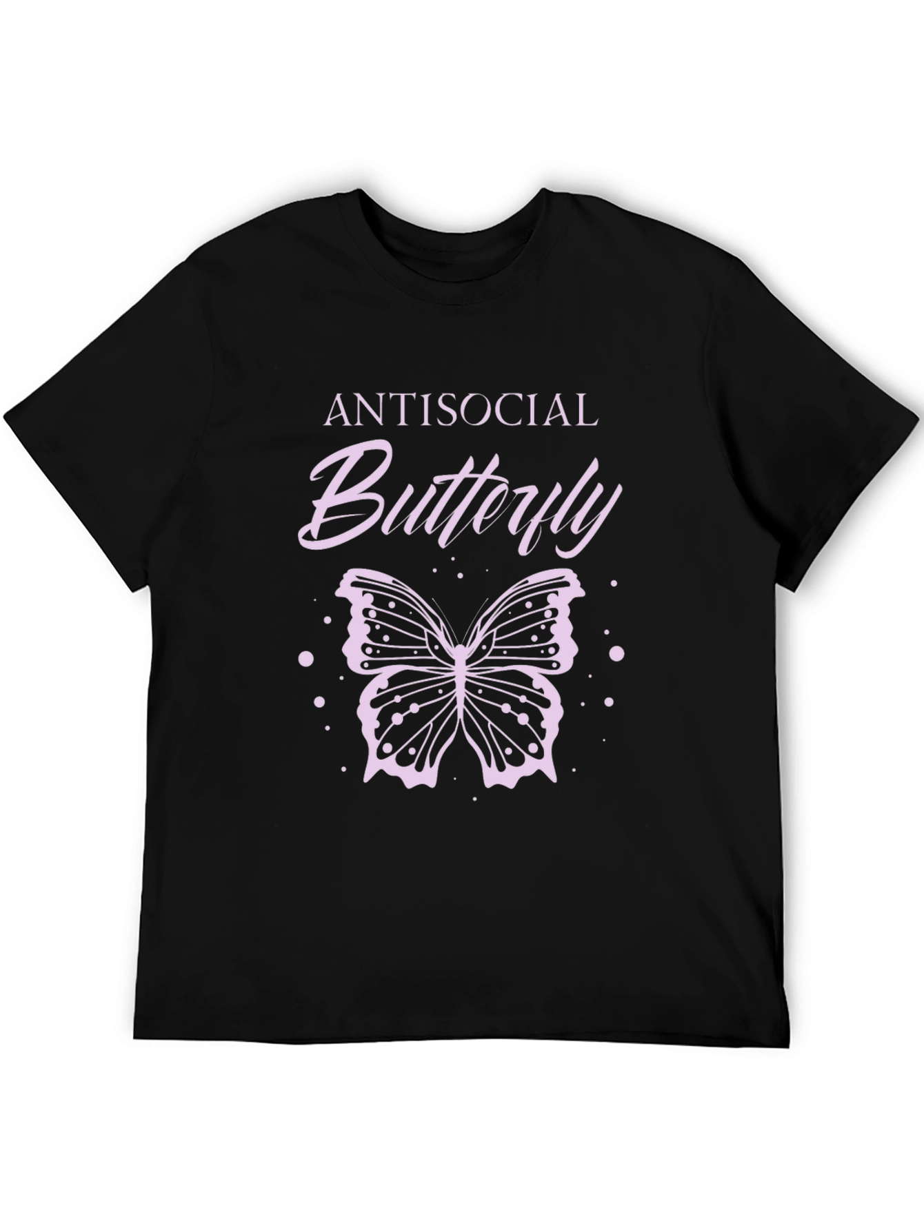 Antisocial Butterfly Graphic T-Shirt