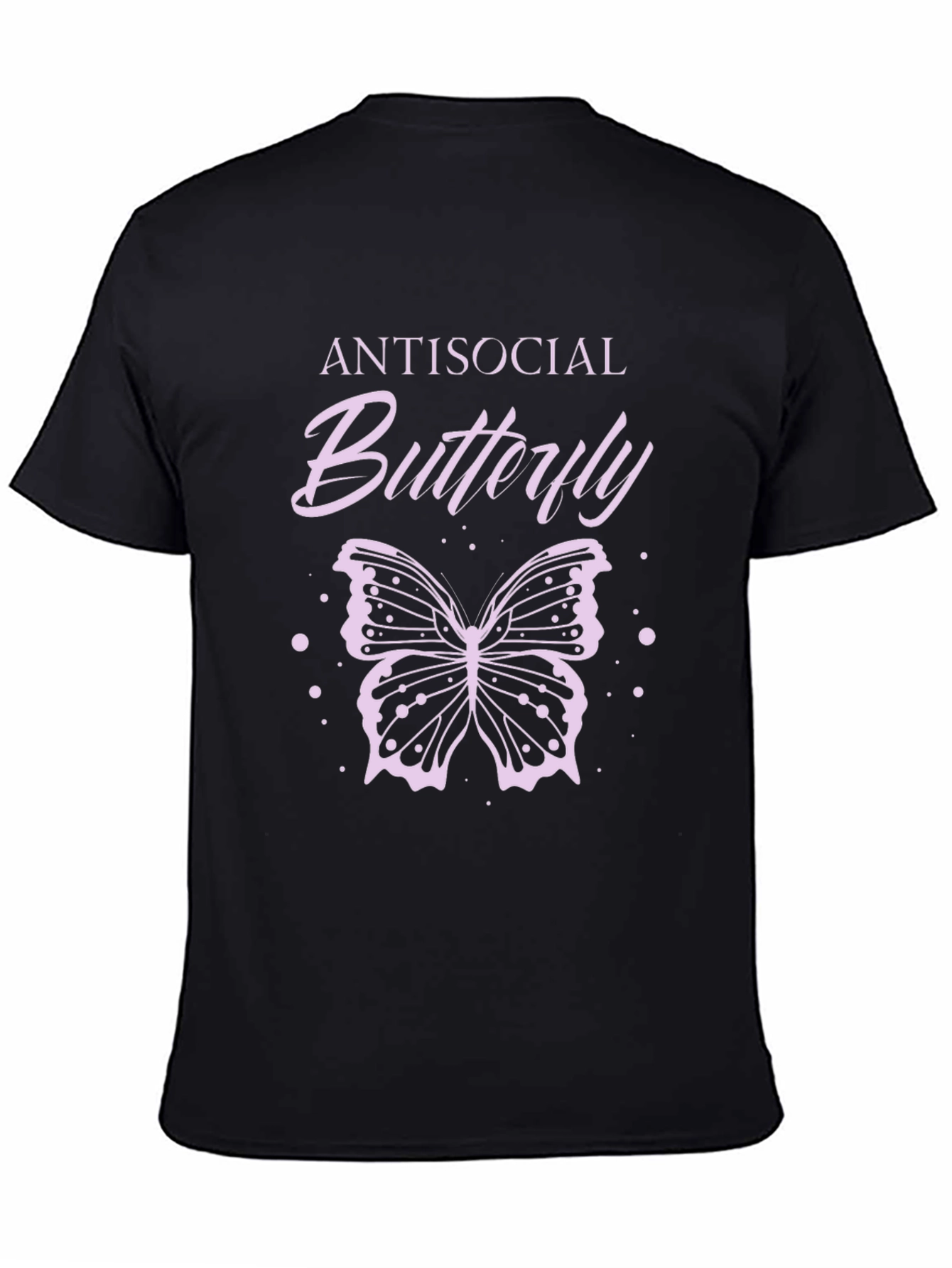 Antisocial Butterfly Graphic T-Shirt