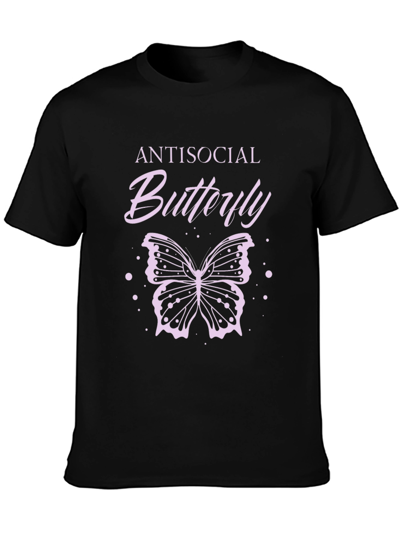 Antisocial Butterfly Graphic T-Shirt