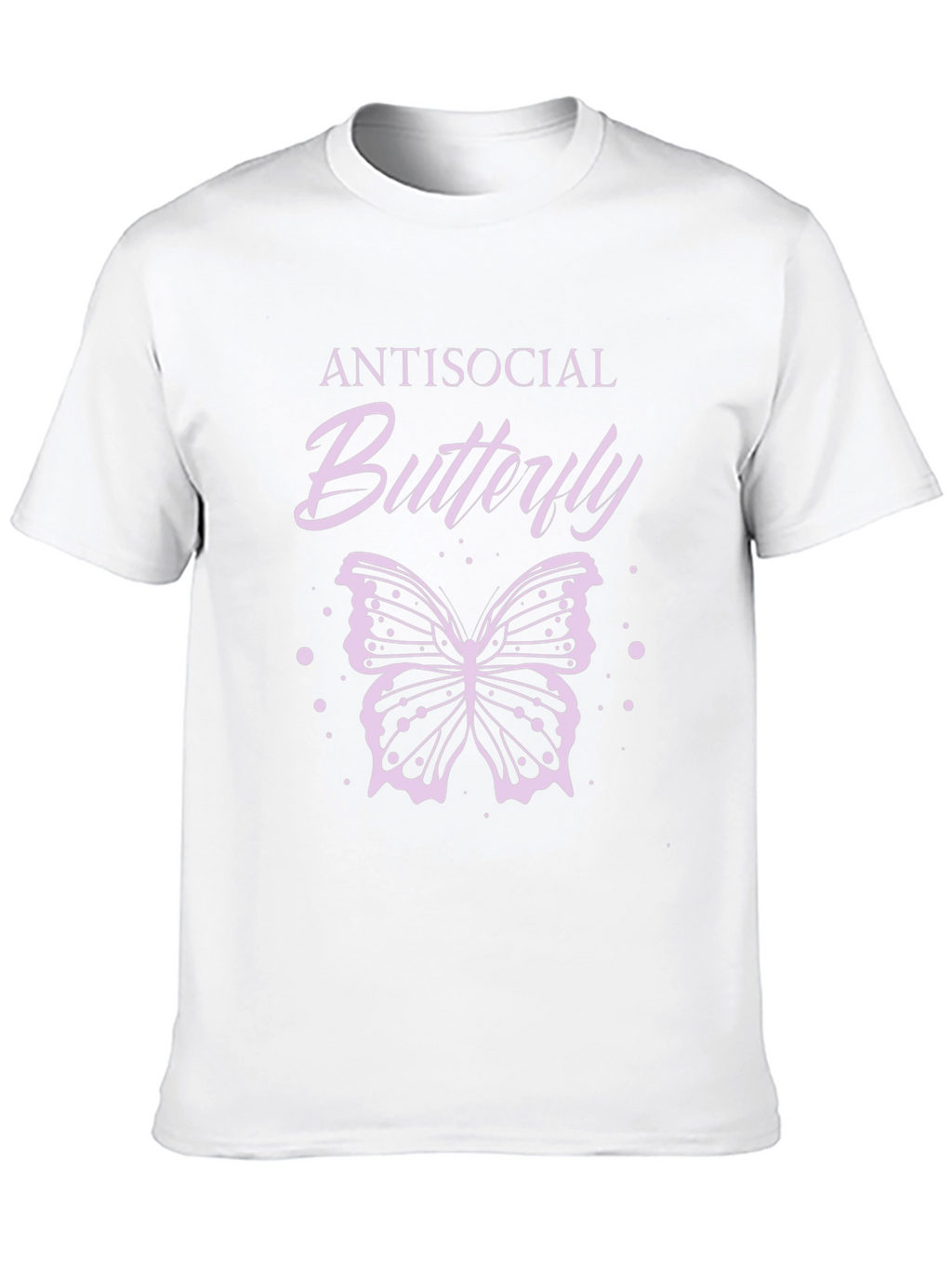Antisocial Butterfly Graphic T-Shirt