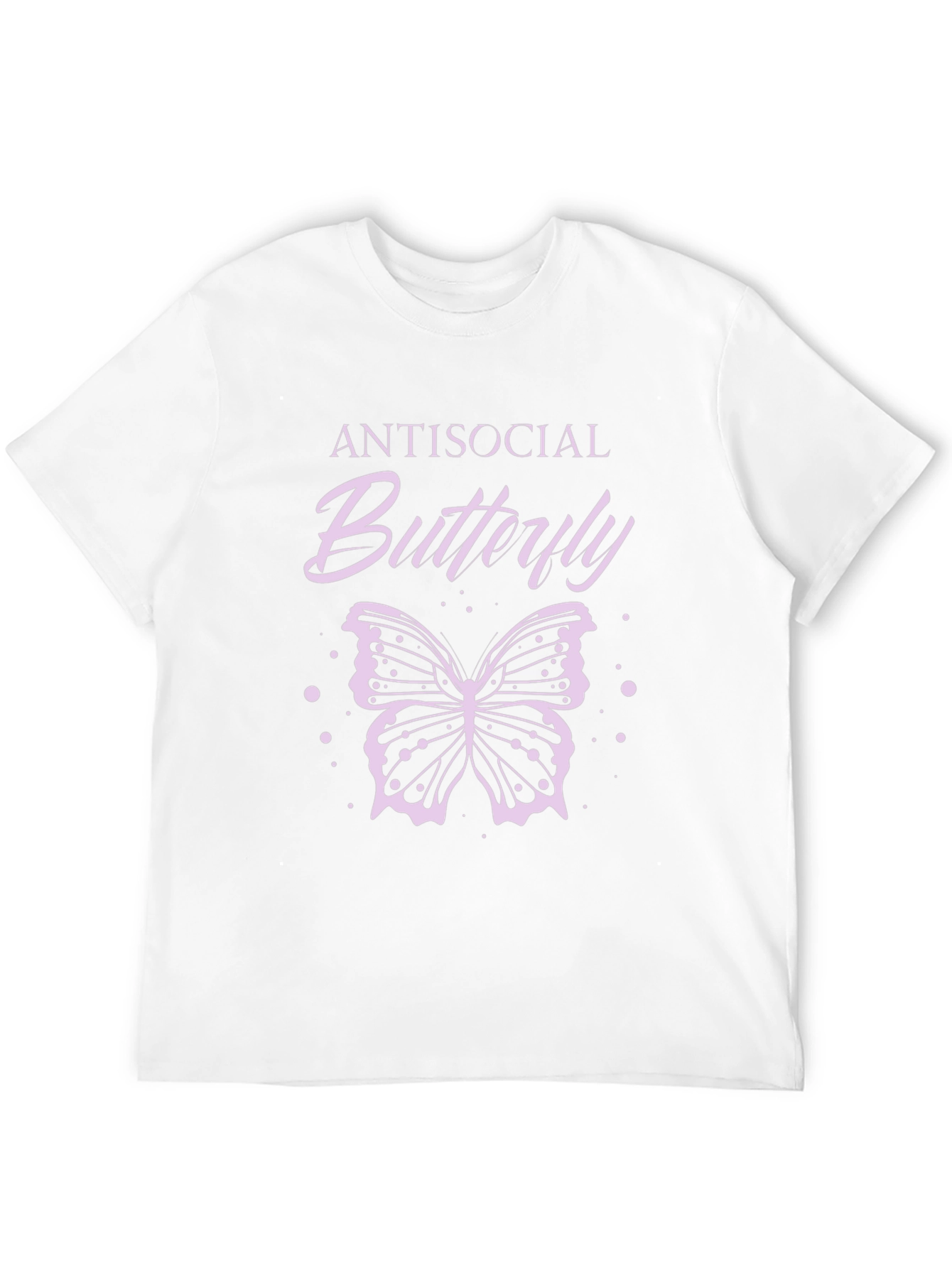 Antisocial Butterfly Graphic T-Shirt