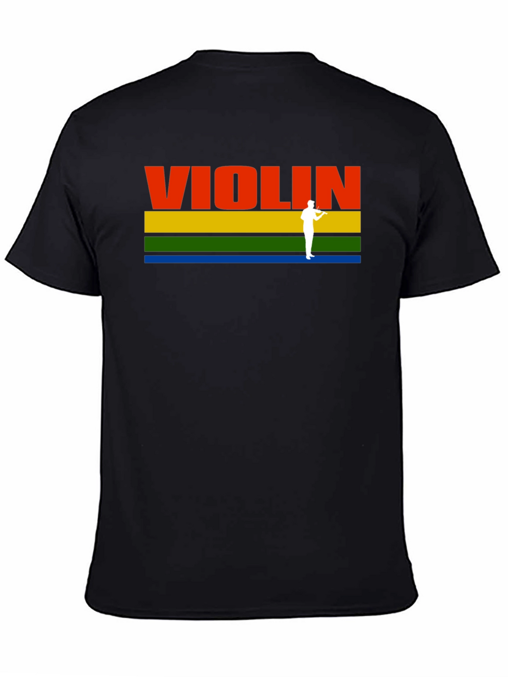 Violin Player Graphic Tee - Musical Gift