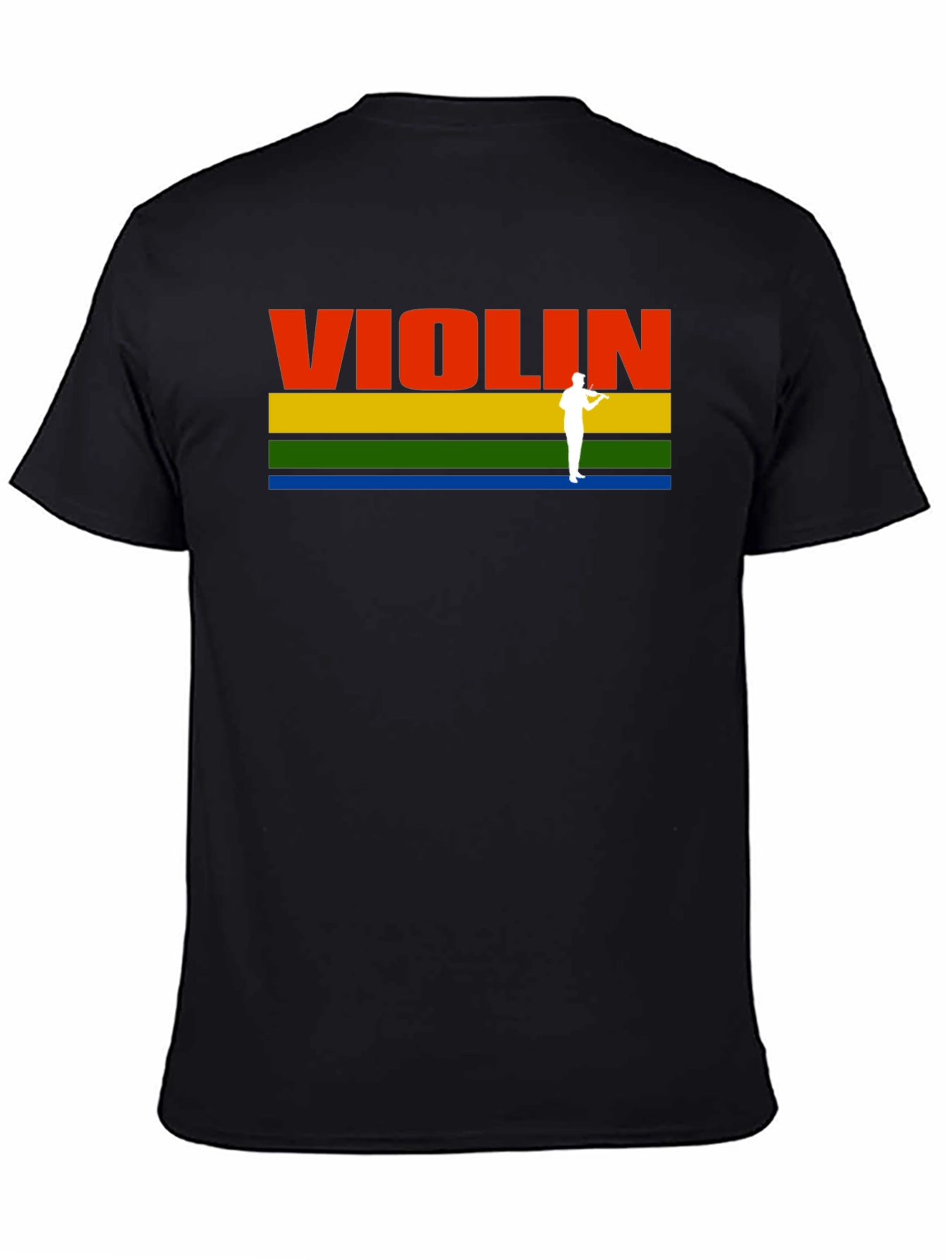 Violin Player Graphic Tee - Musical Gift