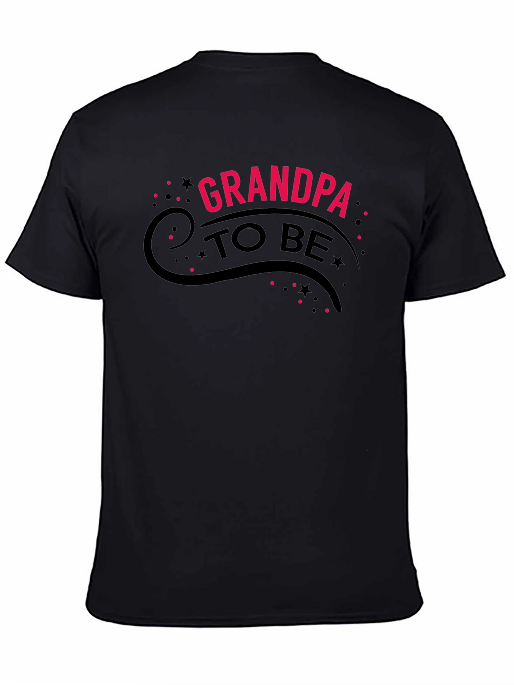 Grandpa To Be Black T-Shirt