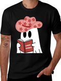 Cowboy Ghost Reading T-Shirt