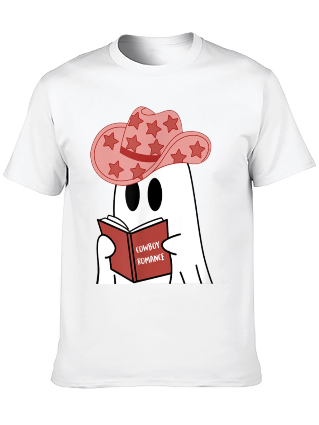Cowboy Ghost Reading T-Shirt