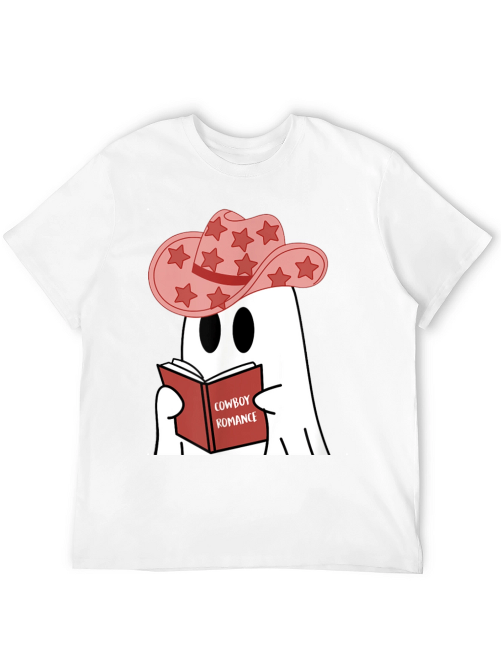 Cowboy Ghost Reading T-Shirt