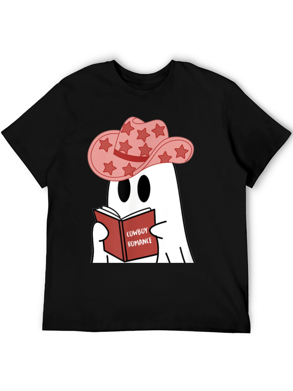 Cowboy Ghost Reading T-Shirt