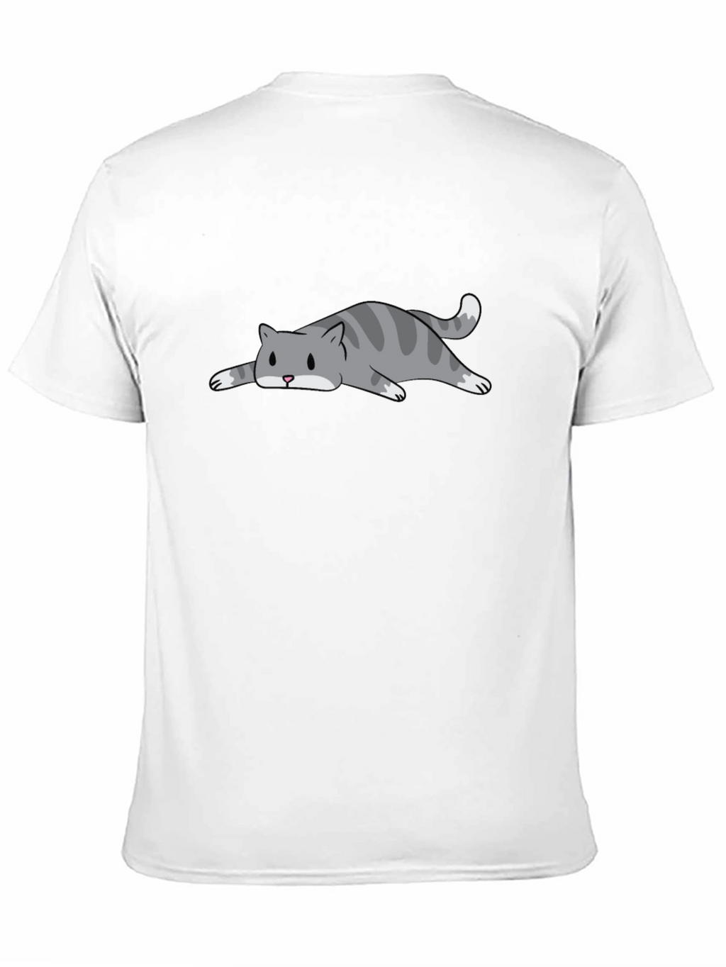 Lazy Cat Graphic T-Shirt - Soft Cotton Comfort
