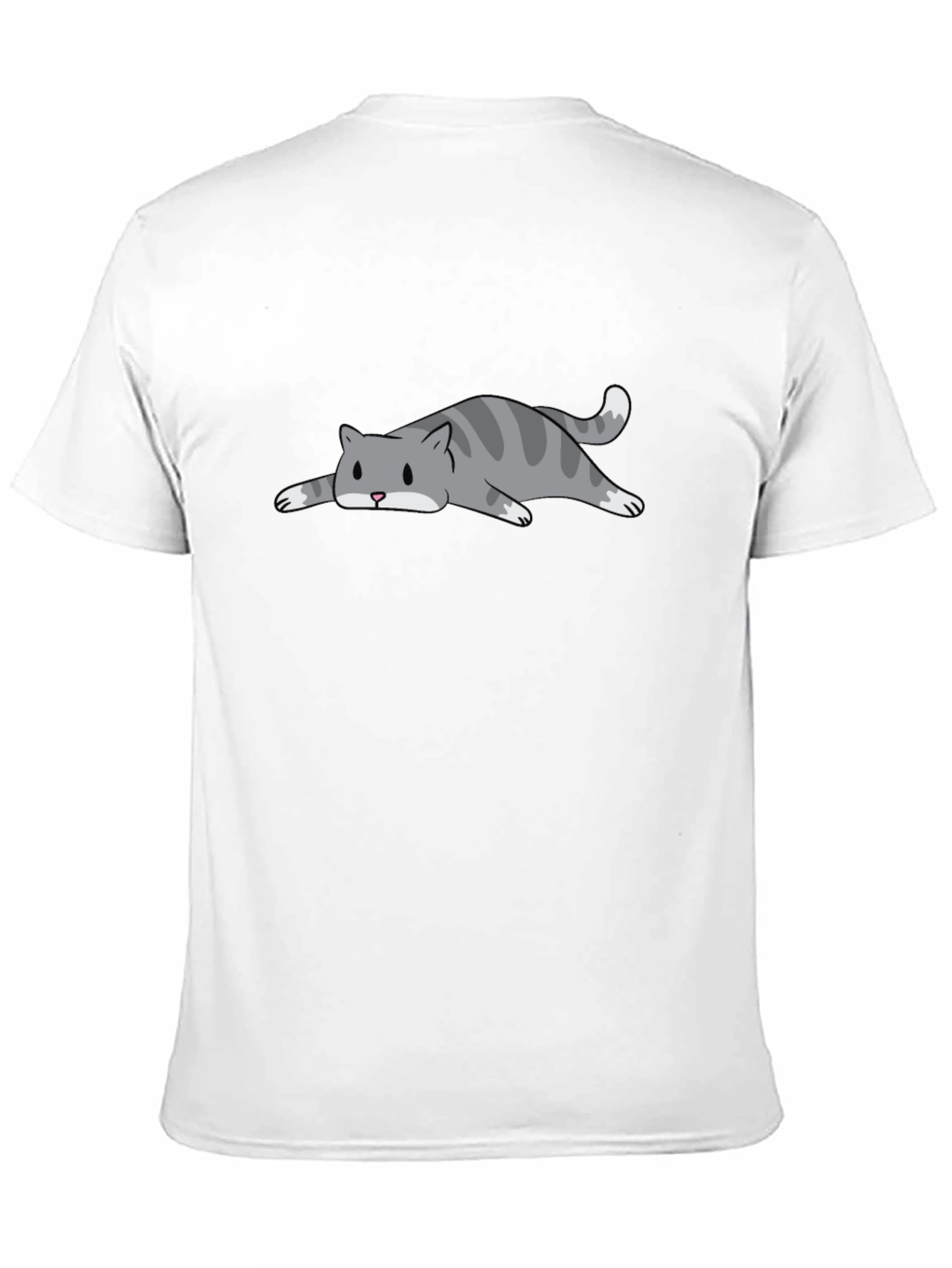 Lazy Cat Graphic T-Shirt - Soft Cotton Comfort