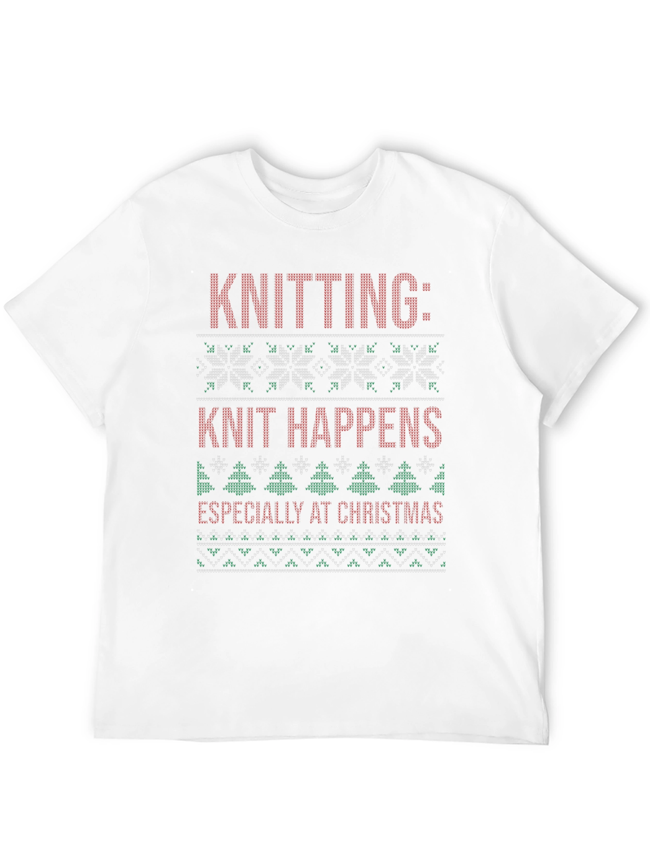 Knit Happens Ugly Christmas T-Shirt