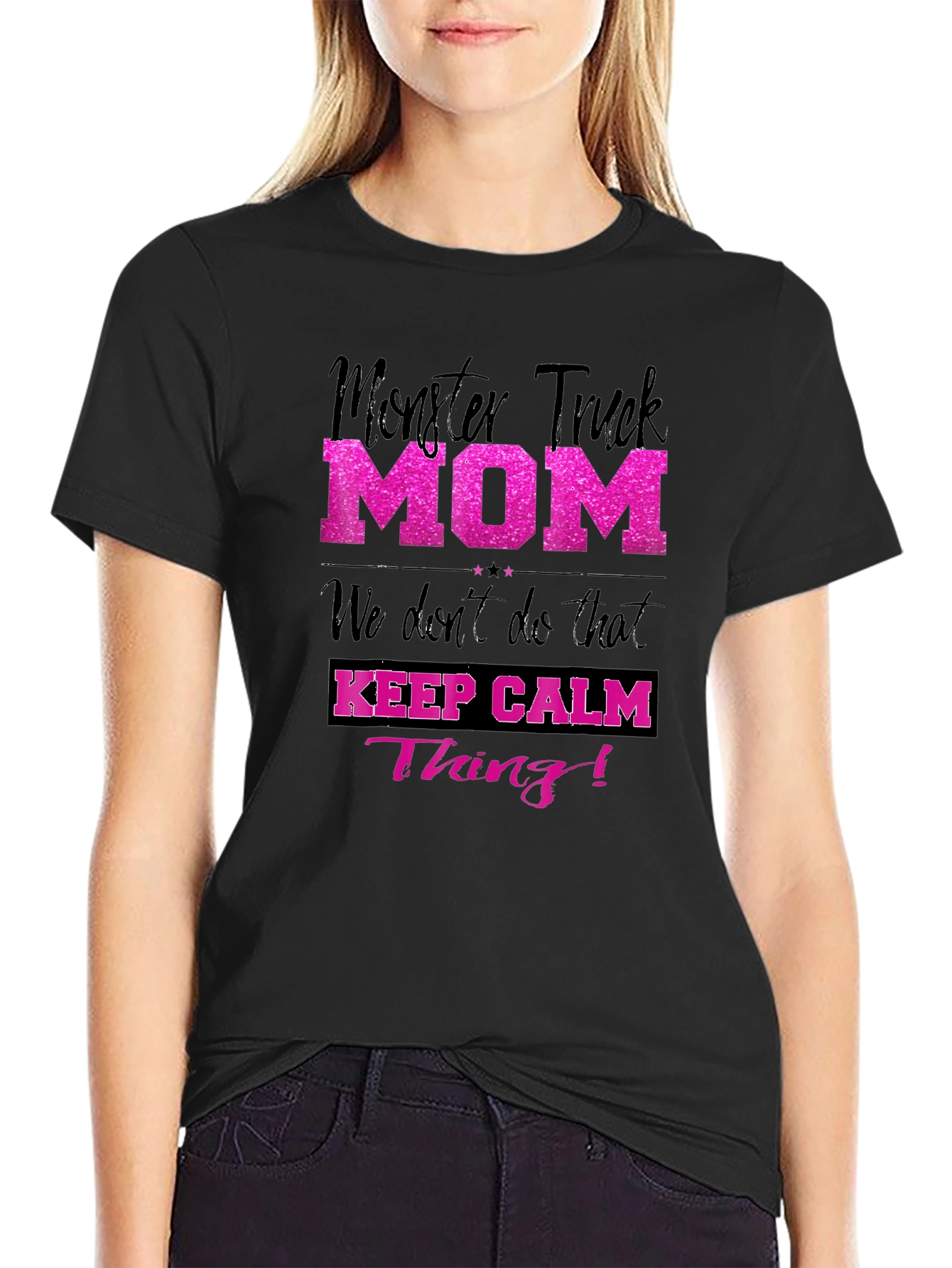 Monster Truck Mom Graphic Tee - Keep Calm