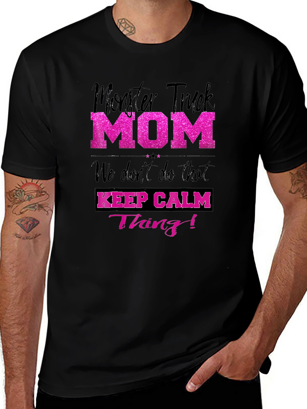Monster Truck Mom Graphic Tee - Keep Calm