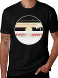 Retro Sunset Beach T-Shirt