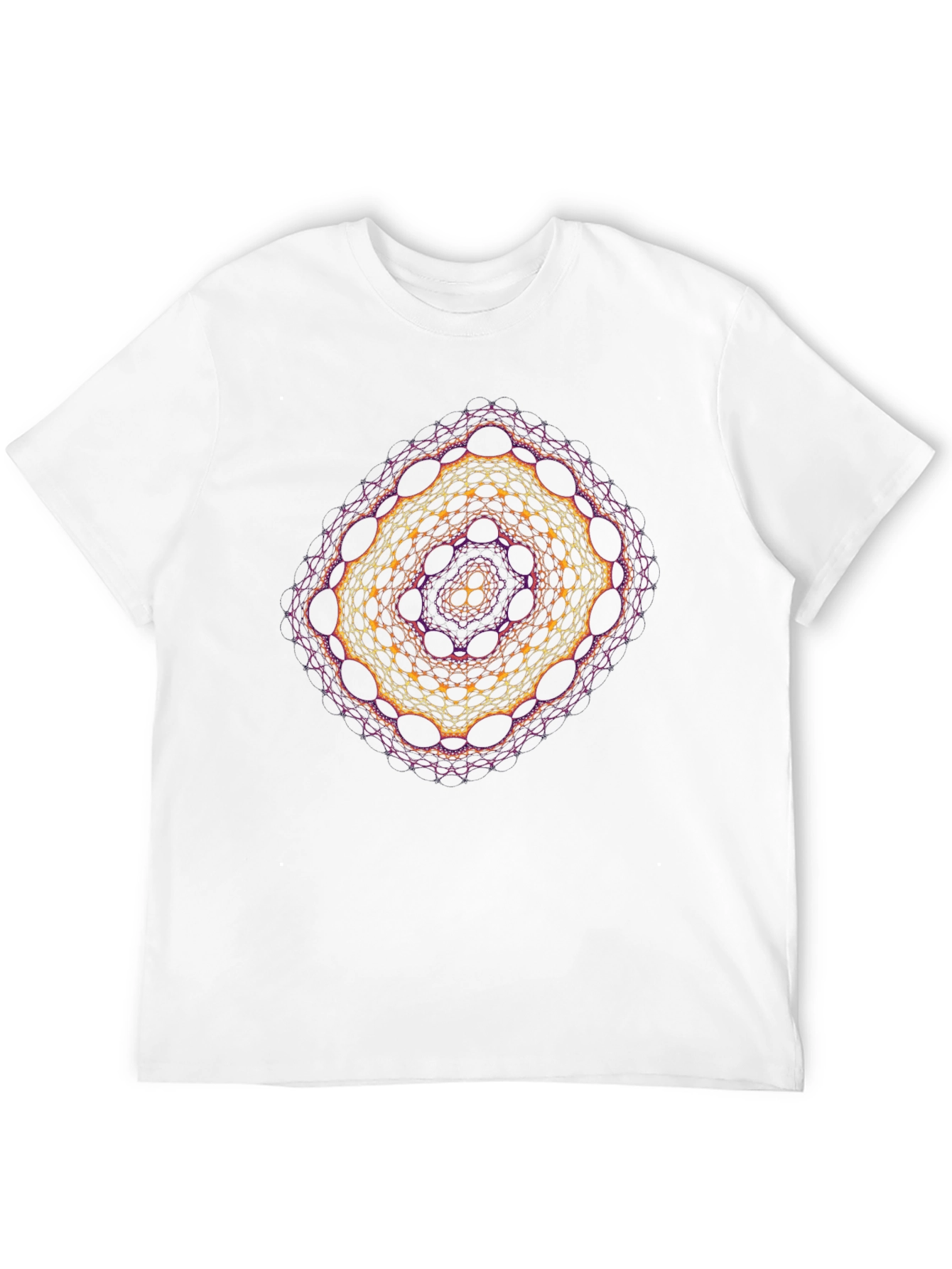 Geometric Fractal Graphic T-Shirt - Unique Design