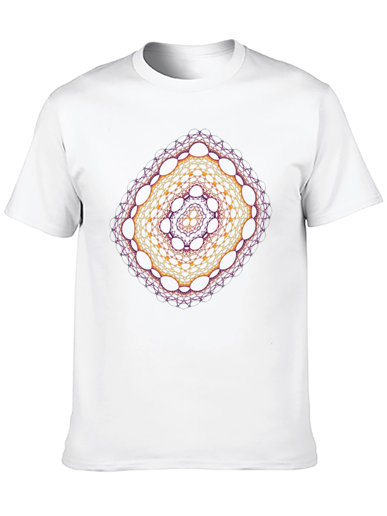 Geometric Fractal Graphic T-Shirt - Unique Design