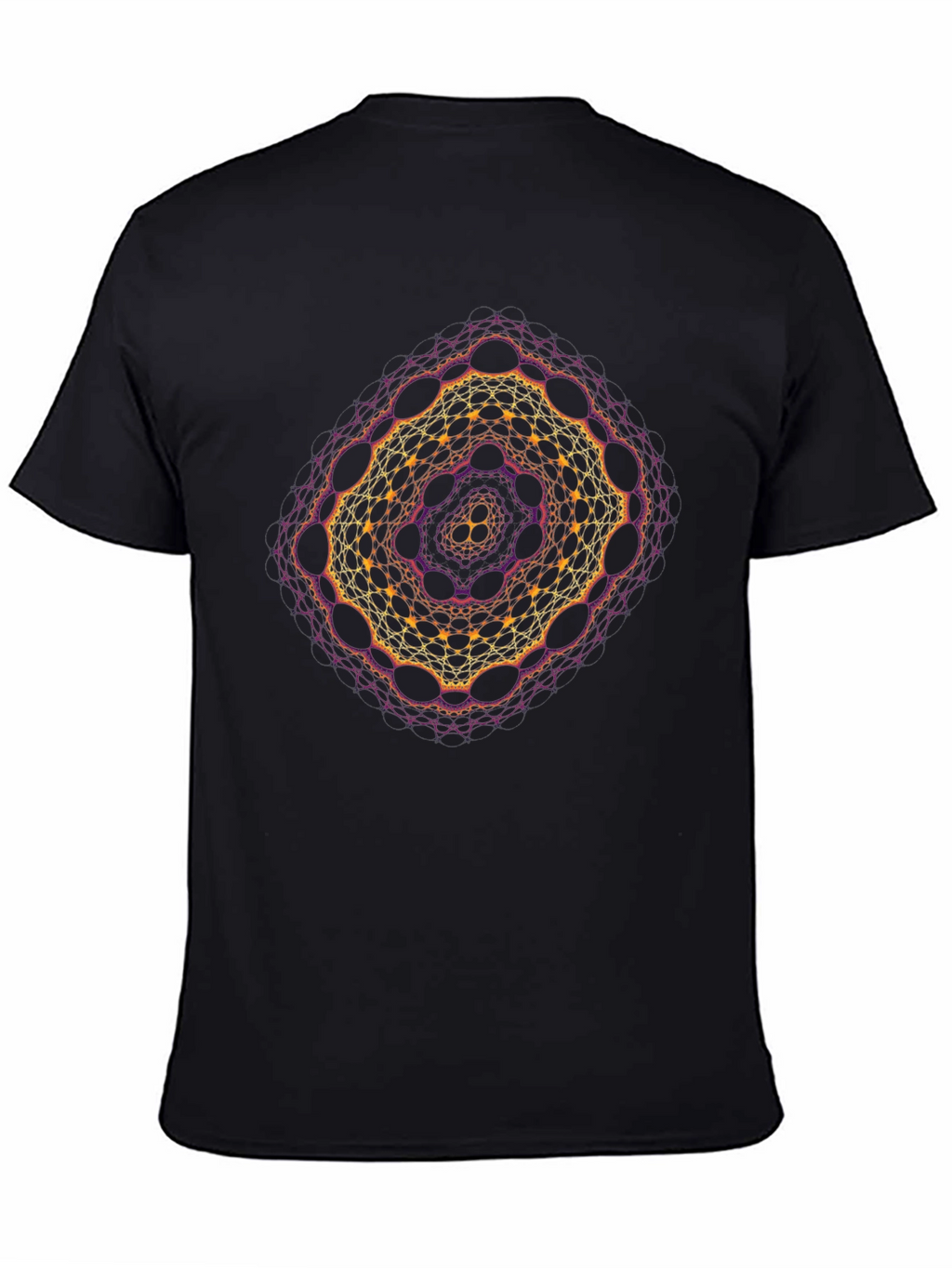 Geometric Fractal Graphic T-Shirt - Unique Design
