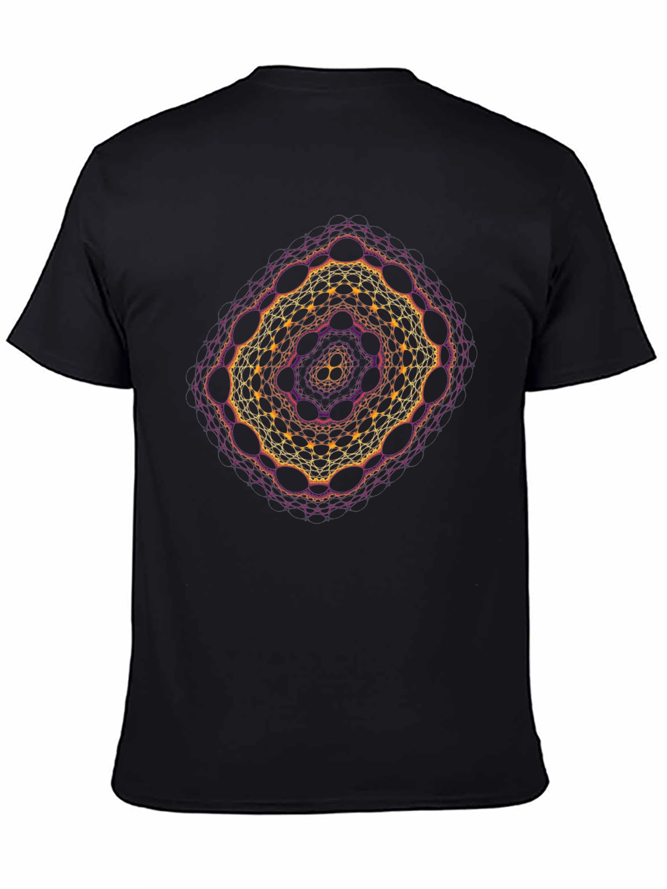 Geometric Fractal Graphic T-Shirt - Unique Design