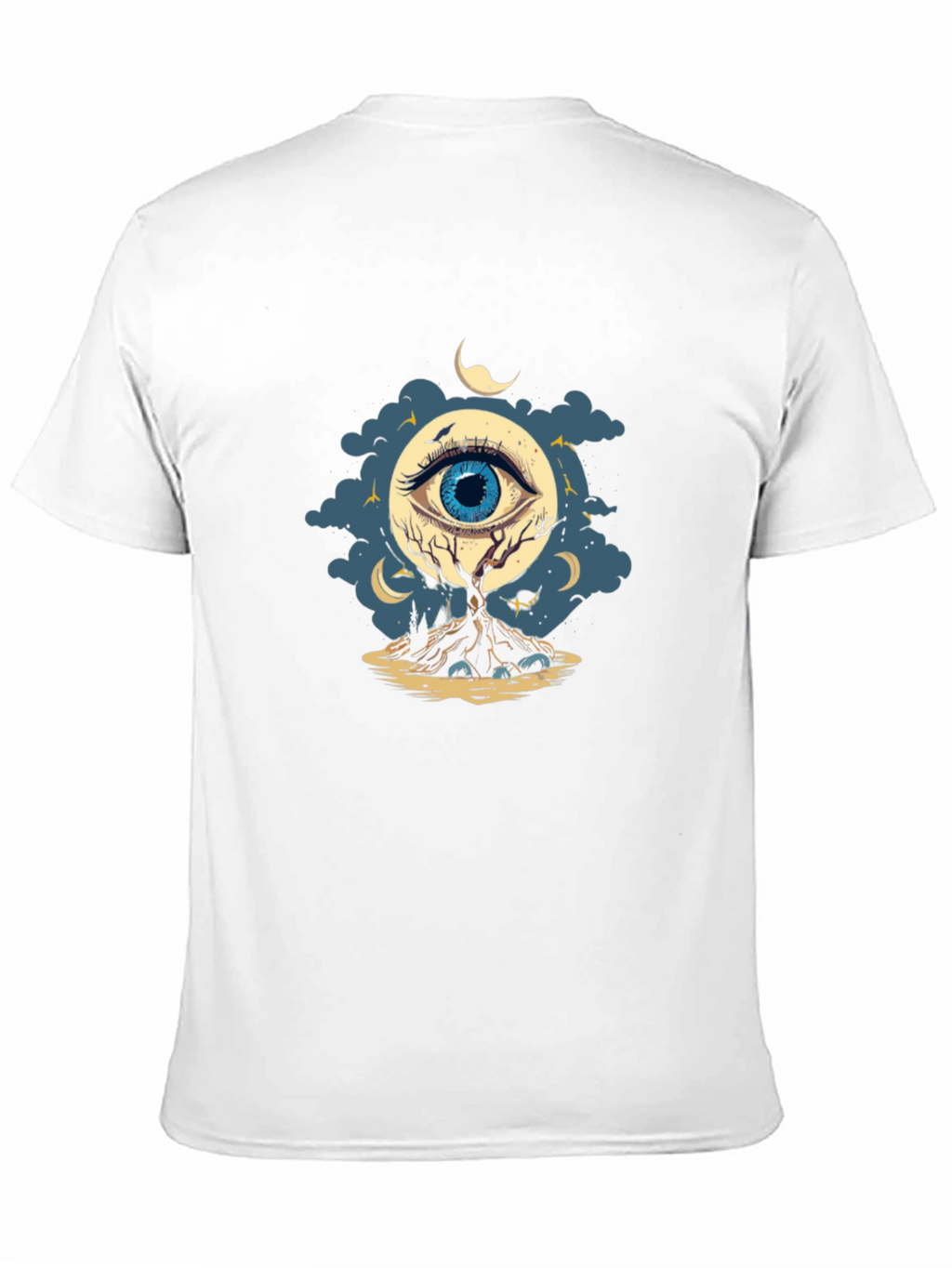 Eye of the Night Graphic T-Shirt - Black