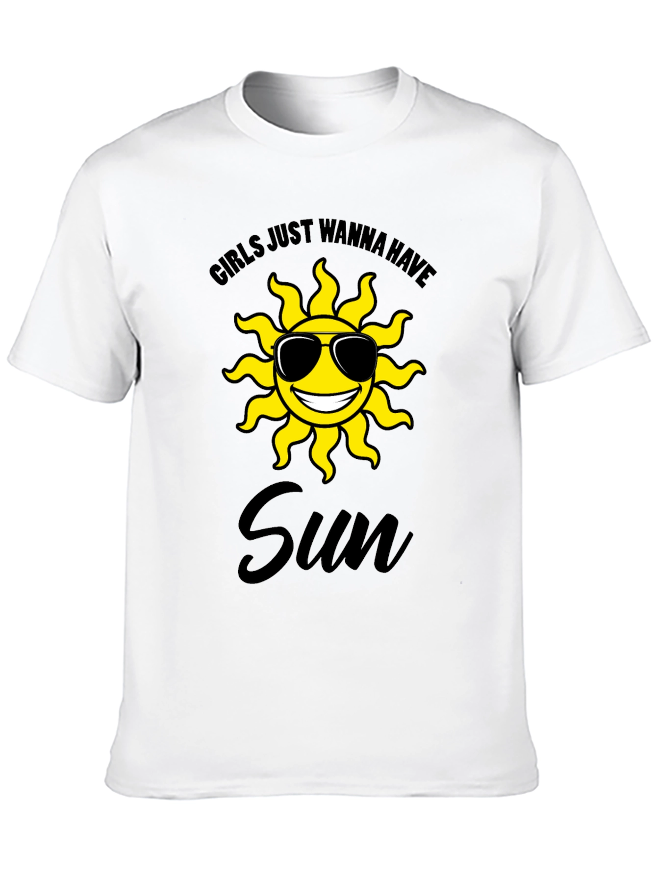 Girls Just Wanna Have Sun Graphic T-Shirt
