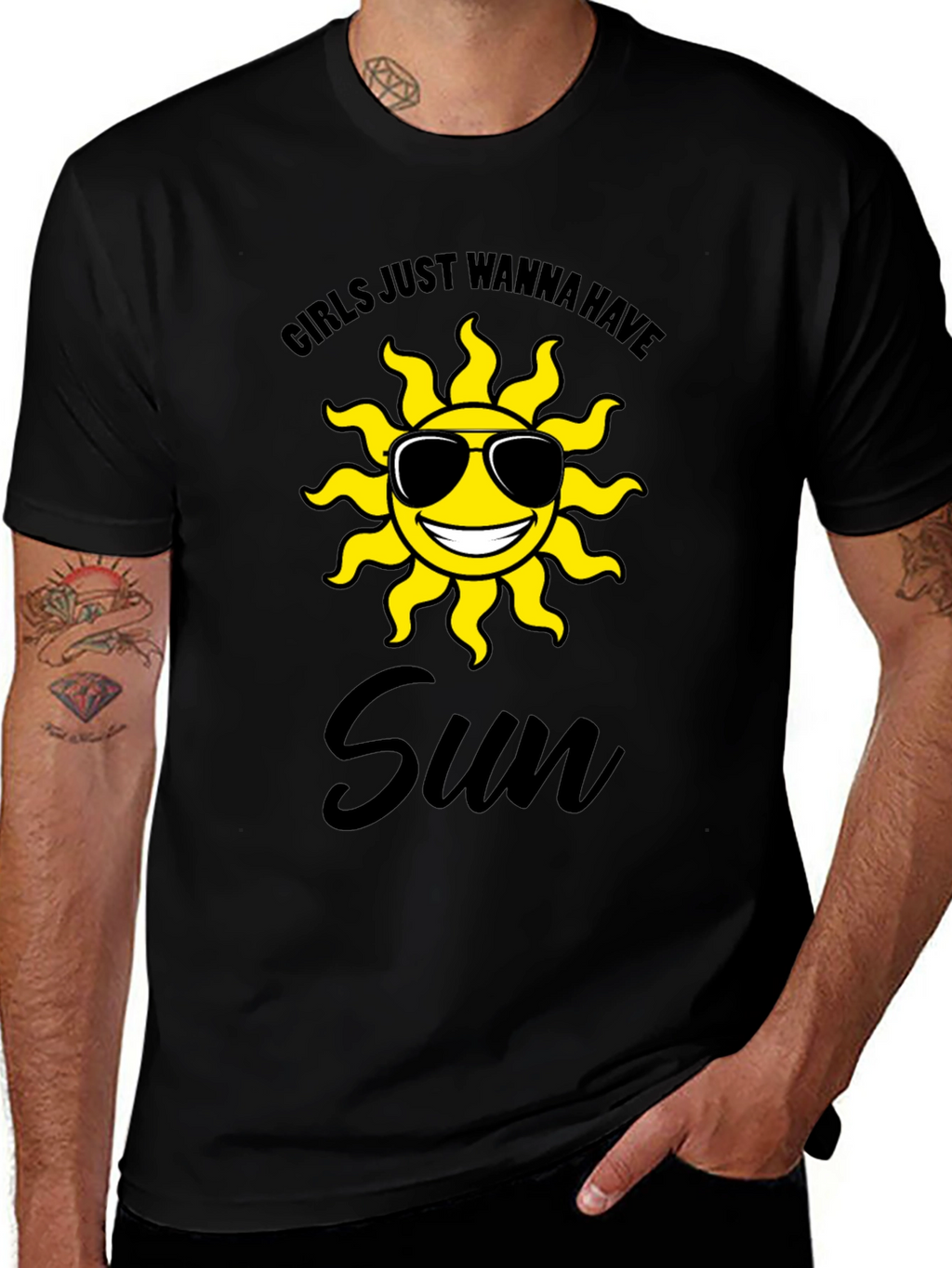 Girls Just Wanna Have Sun Graphic T-Shirt