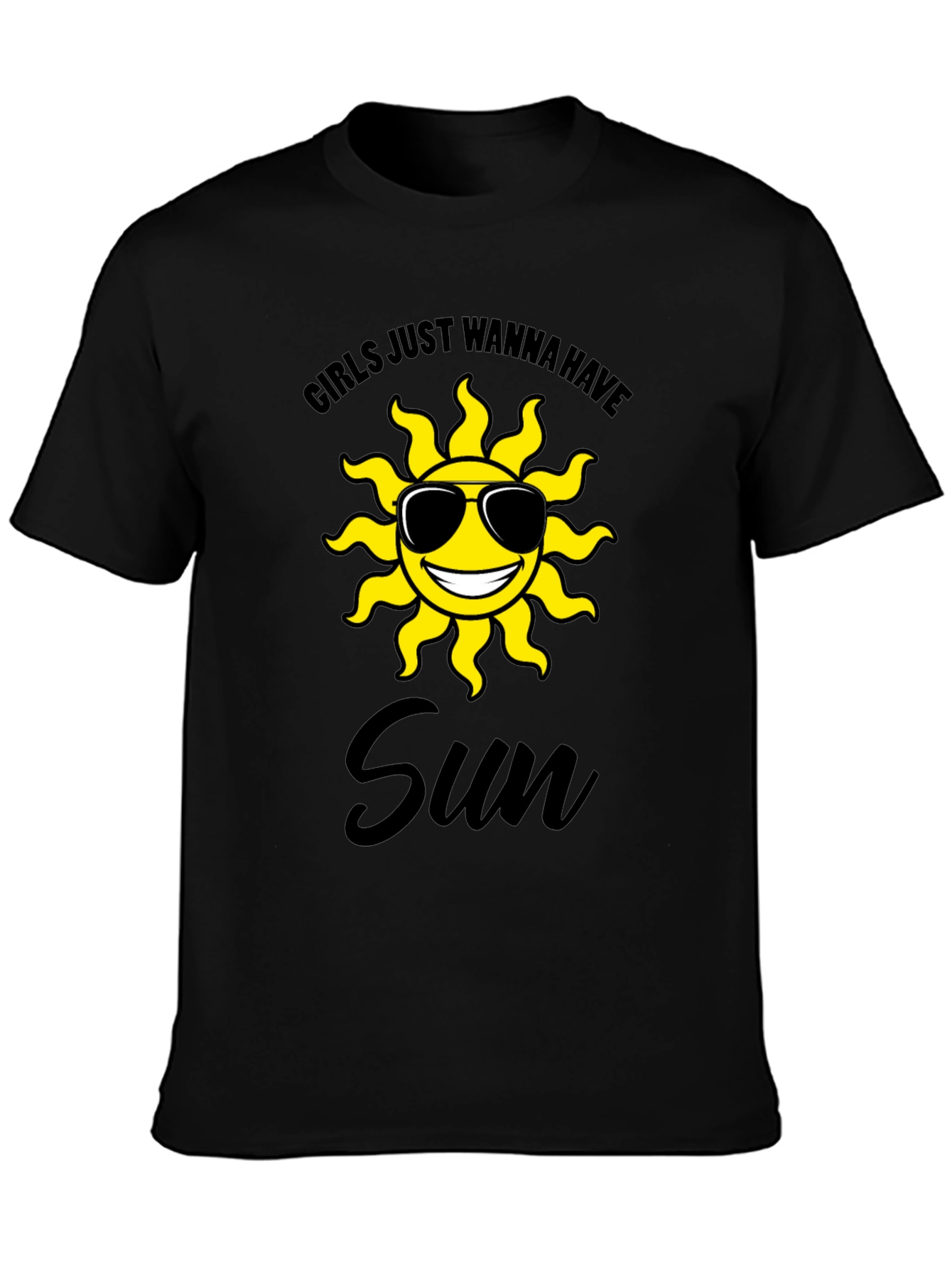 Girls Just Wanna Have Sun Graphic T-Shirt
